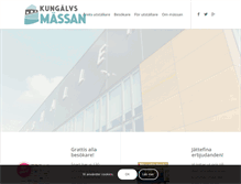 Tablet Screenshot of kungalvsmassan.se